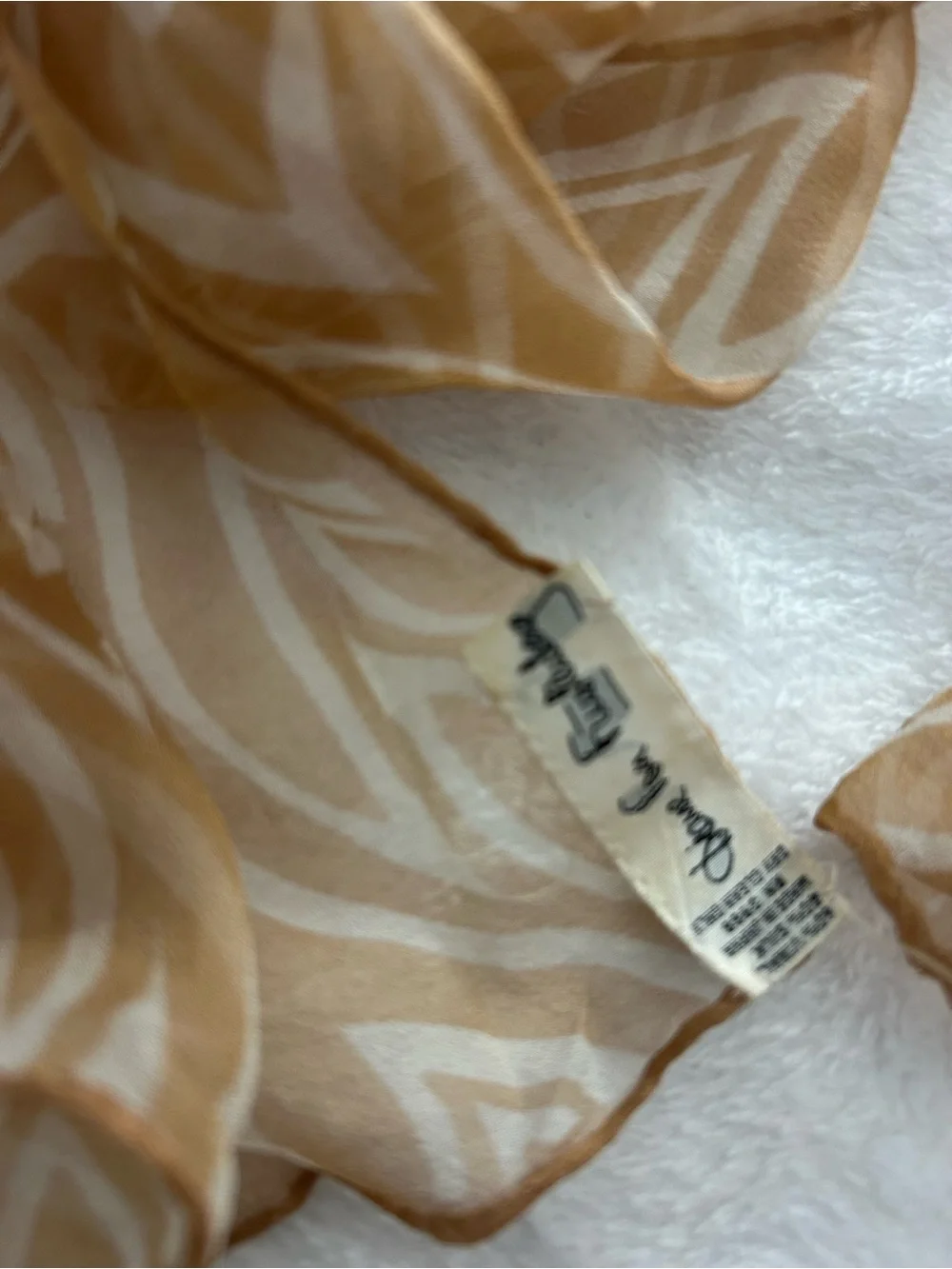 Vintage Diane Von Furstenberg silk scarf
